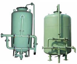 Mild Steel  pressure sand filters